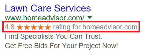 b2b rating extensions example