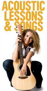 acoustic guitar lesson ad