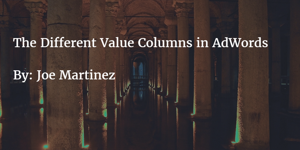 adwords value columns