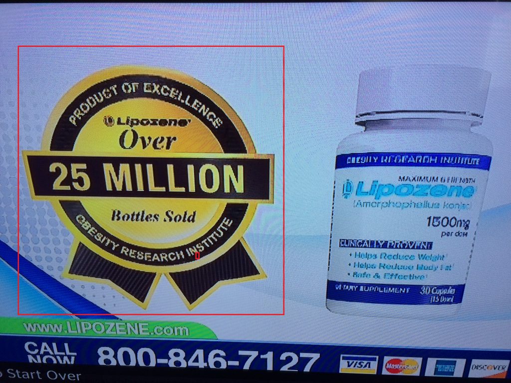 proof point in TV commercial