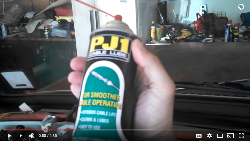 speedometer cable lube video