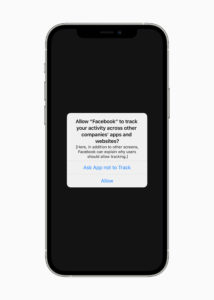Facebook iOS14 Privacy Opt-in