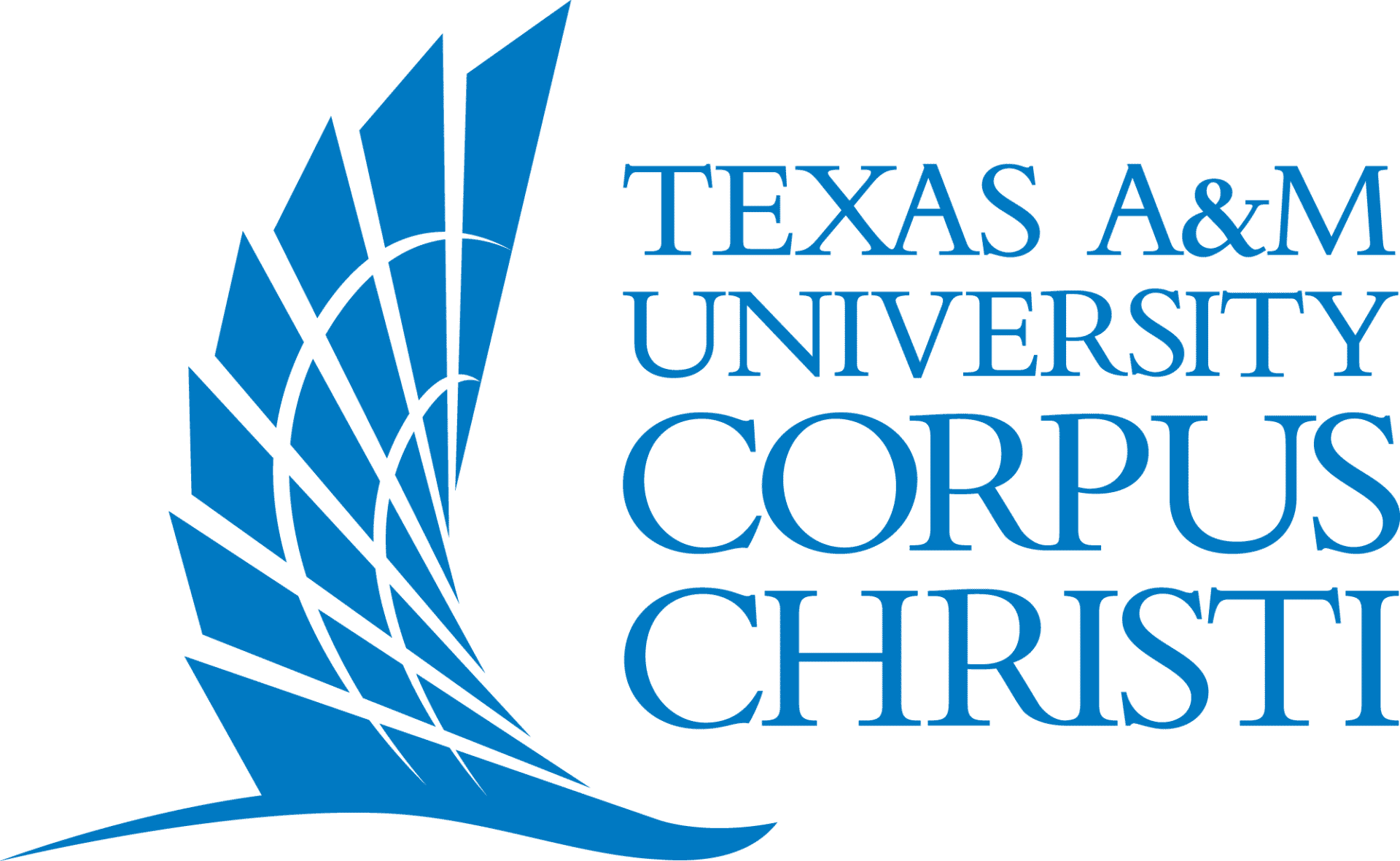 Texas A&M University - Corpus Christi logo in blue