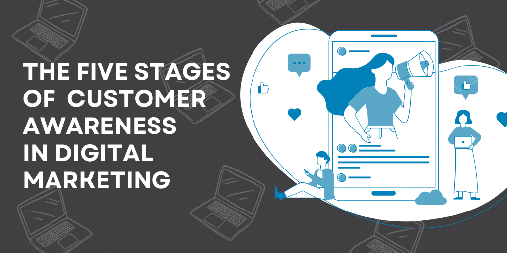 5 stages of Customer Awareness Banner